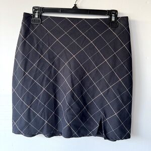 Abercrombie Diamond Stripe Mini Skirt, S